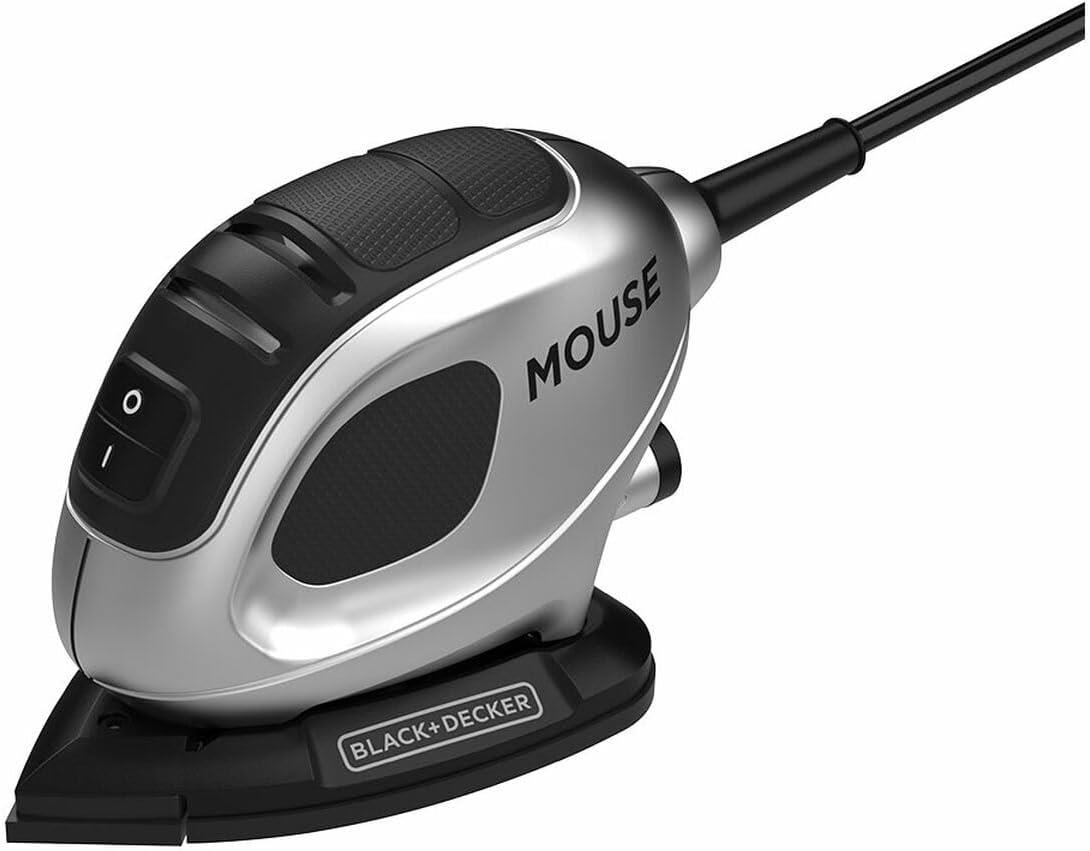 Black & Decker Silver Series BEW230SBC-QS 55 W 11.000 RPM MOUSE® Detay Zımpara Makinesi + Aksesuar