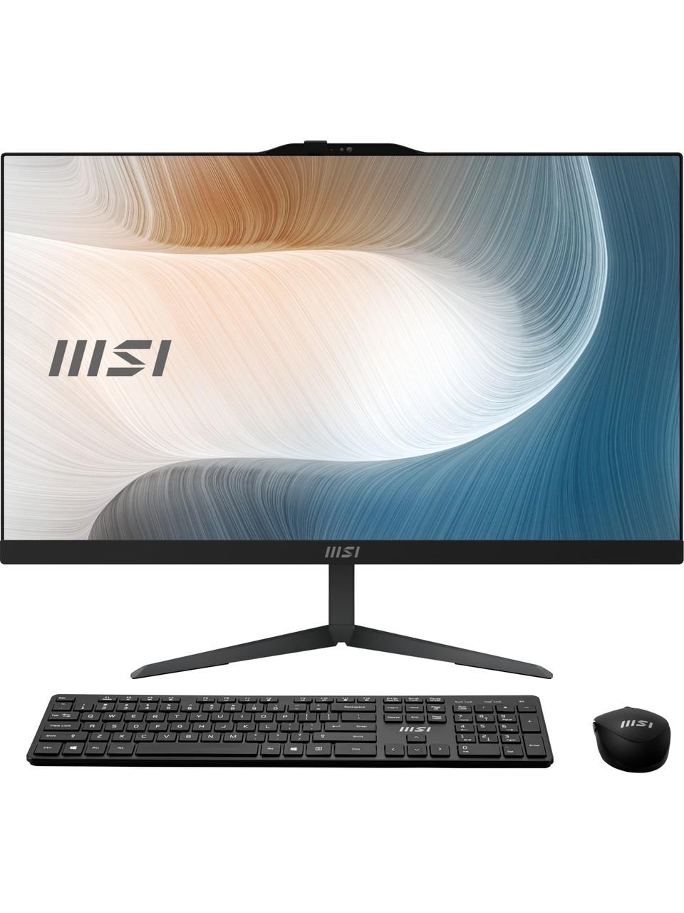 MSI MODERN AM242 12M-1896XTR 23.8 FHD 16:9 (1920X1080) I5-1235U 8GB DDR4 500GB SSD FDOS SIYAH AIO PC