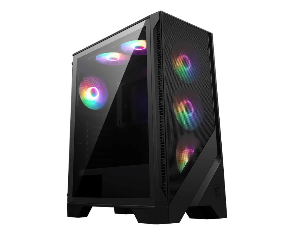 MSI MAG FORGE 120A AIRFLOW Temperli Cam 6 x120mm Auto RGB Fan ATX Gaming Bilgisayar Kasası