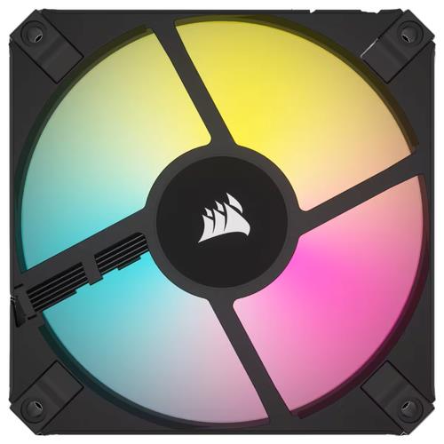CORSAİR AF SERİSİ, İCUE AF120 RGB SLIM 120MM PWM AKIŞKAN DİNAMİK RULMANLI FAN - SİYAH (CO-9050162-WW)