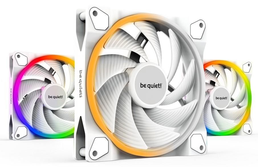 Be Quiet! Light Wings White 140mm PWM Premium ARGB Kasa Fanı 4-Pin 3'lü Paket BL103