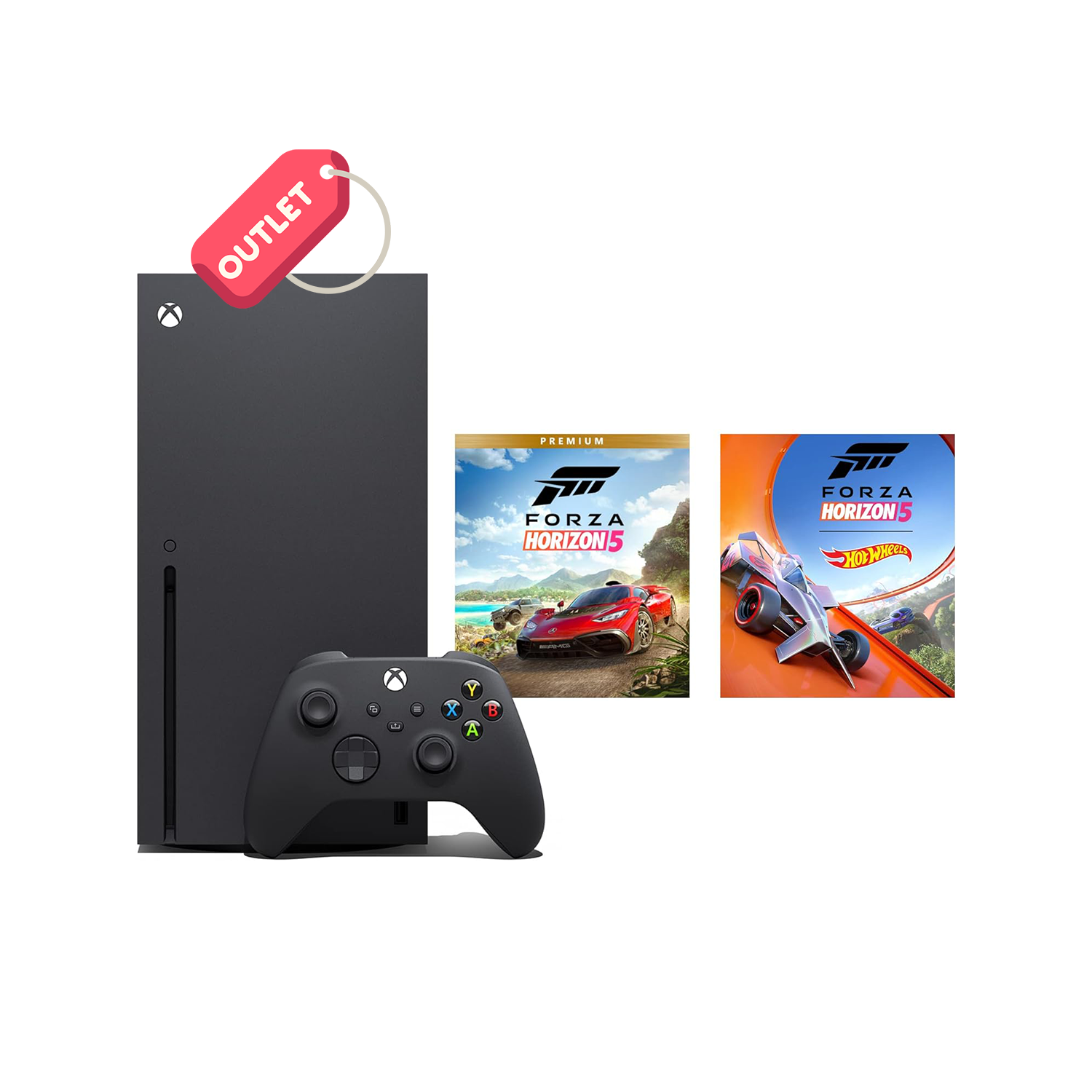 OUTLET Microsoft Xbox Series X Oyun Konsolu Siyah 1 Tb + Forza Horizon 5 ( Microsoft Türkiye Garantili )