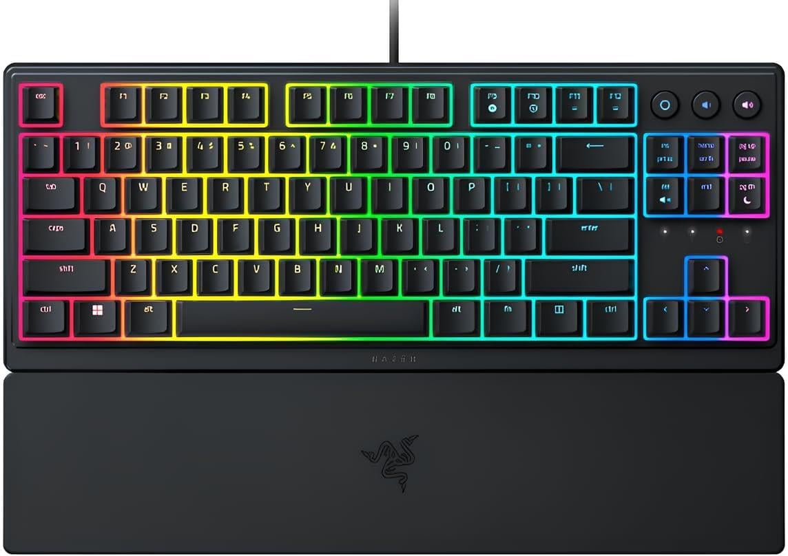 Razer Ornata V3 TKL (Meka-Membran) Kablolu RGB Türkçe Q Oyuncu Klavye