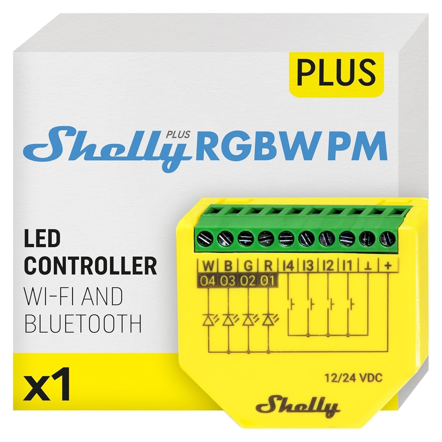 Shelly Plus RGBW PM x2