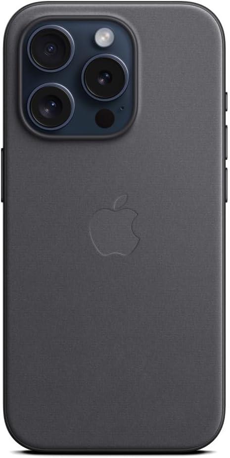 Apple iPhone 15 Pro MagSafe Mikro Dokuma Kılıf Siyah - MT4H3ZM/A

