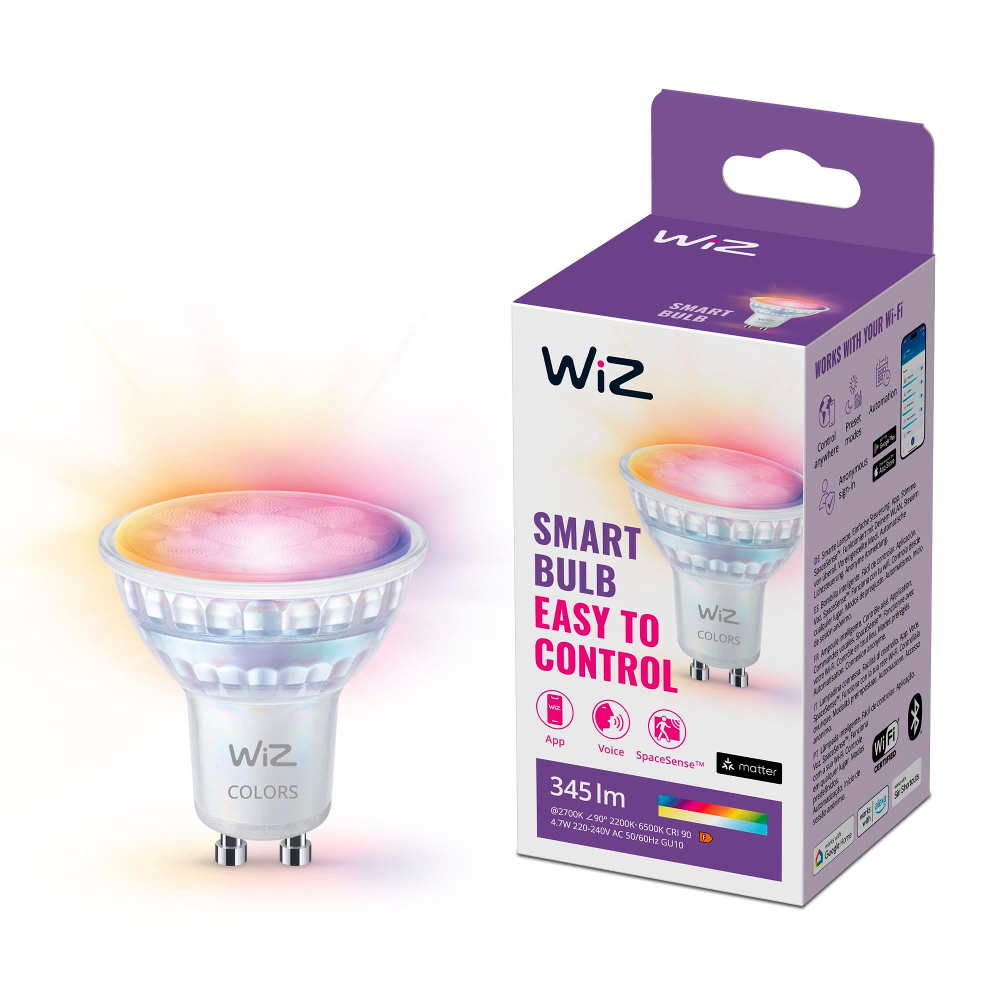 Wiz RGB Spot Ampul 50W GU10 Cam