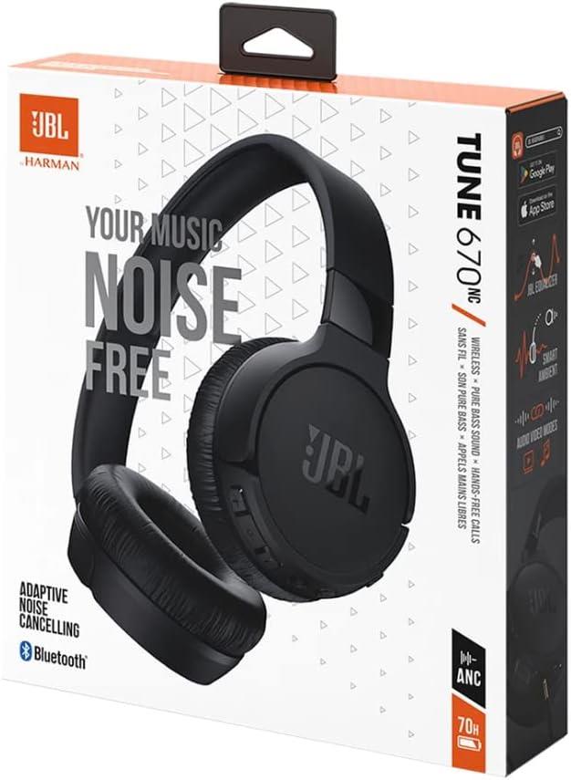 JBL Tune 670 BT NC Wireless Kulaklık, OE -Siyah