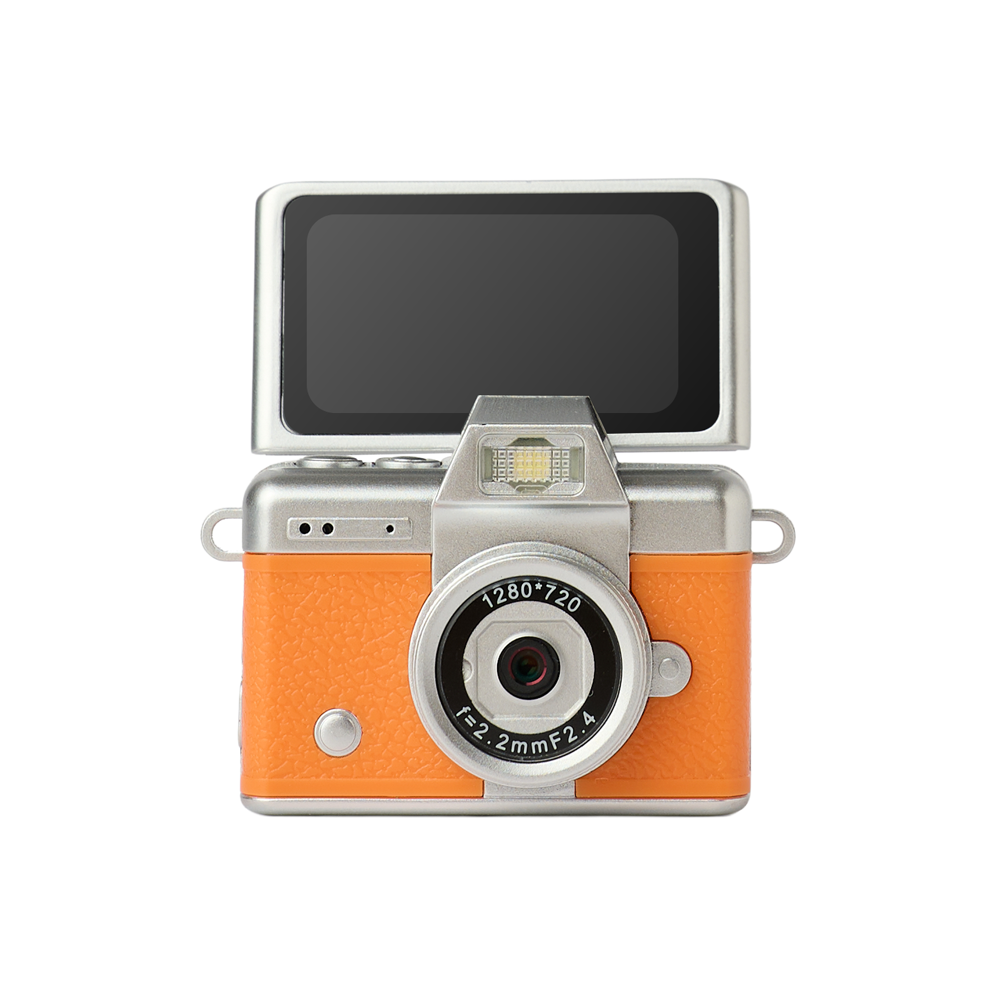 Acton Picco Flex Flip Ekranlı Retro Photo Kamera - Portakal