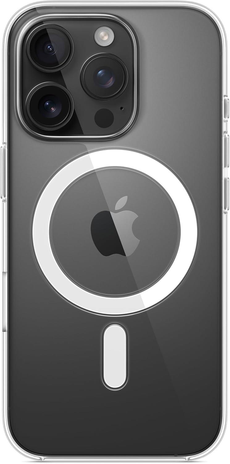 Apple iPhone 16 Pro için MagSafe özellikli Şeffaf Kılıf ​​​​​​​
