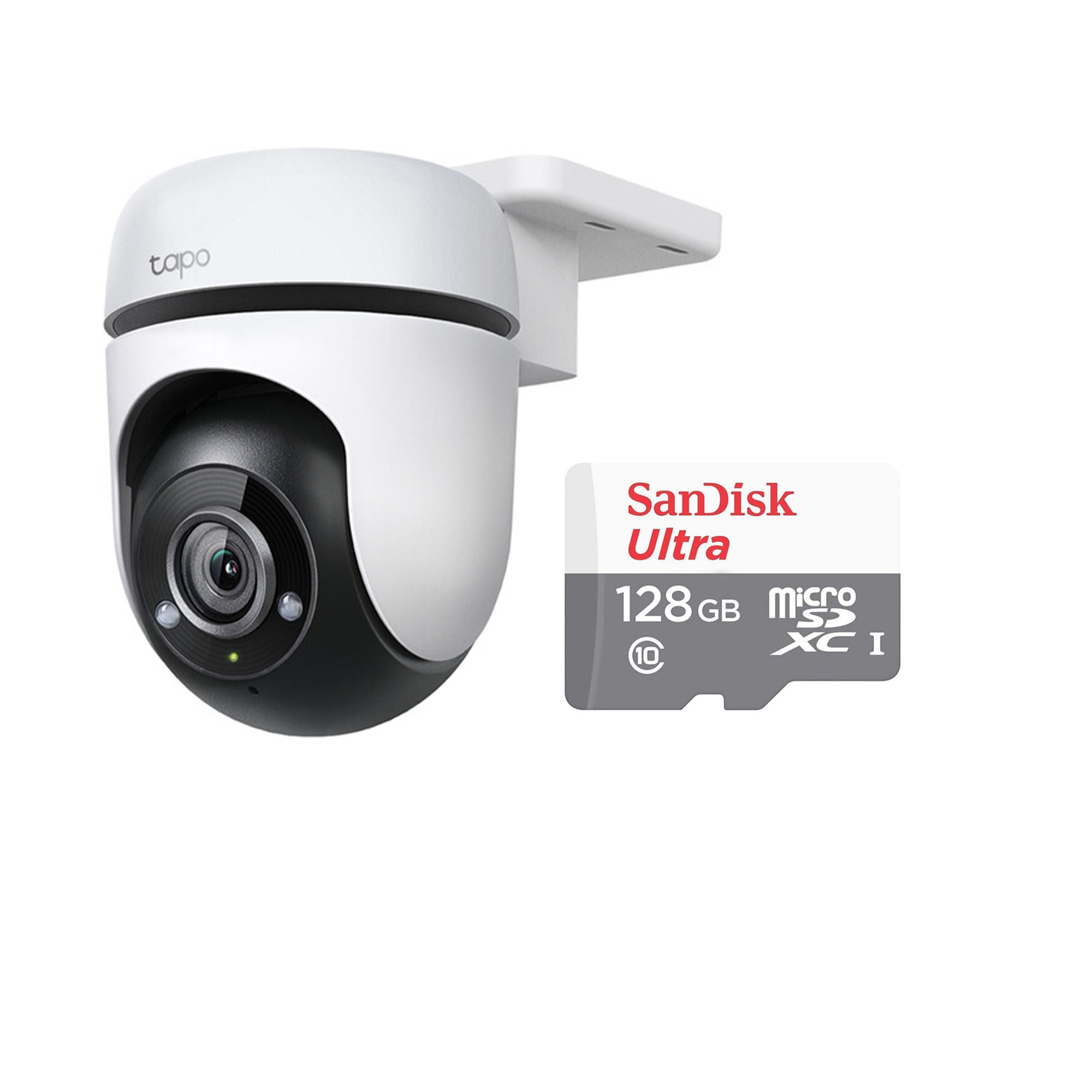 TP-Link Tapo C500 Dış Mekan Hareketli Wi-Fi 1080p Güvenlik Kamerası + Sandisk Ultra 128GB MicroSD Hafıza Kartı