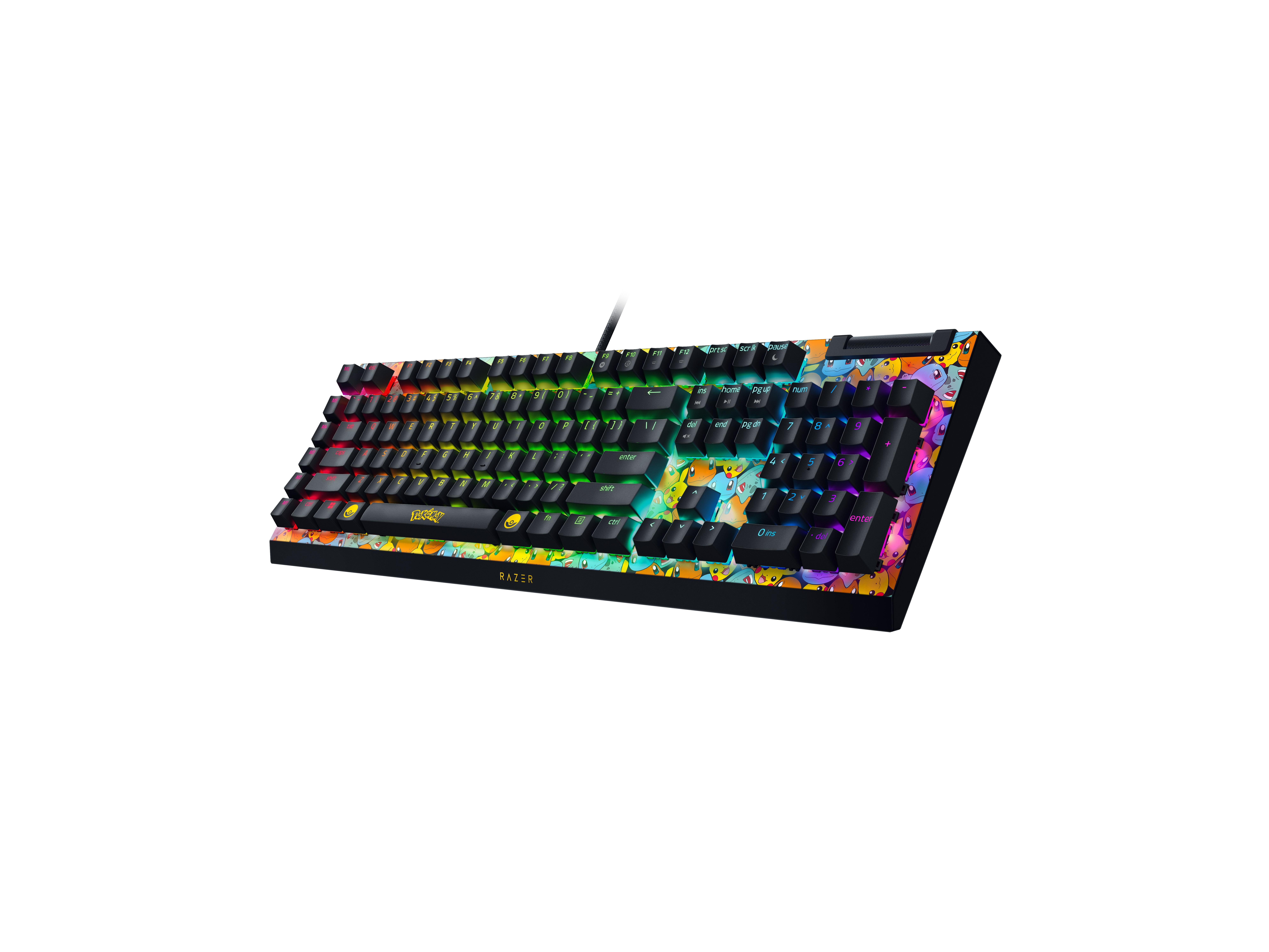 Razer Blackwidow V4 X (Green Switch) - Pokemon Kanto Starters Edition - Us Layout Klavye RZ03-04704200-R3M1