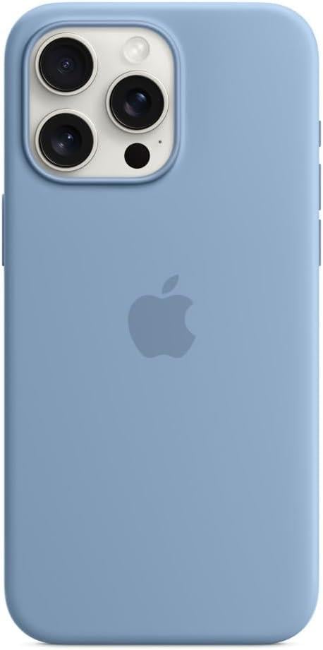 Apple iPhone 15 Pro Max MagSafe Silikon Kılıf F/ Mavi - MT1Y3ZM/A

