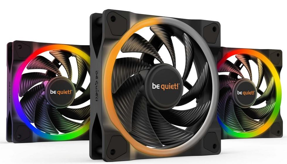 Be Quiet! Light Wings 120mm PWM Premium ARGB Kasa Fanı 4-Pin 3'lü Paket BL077