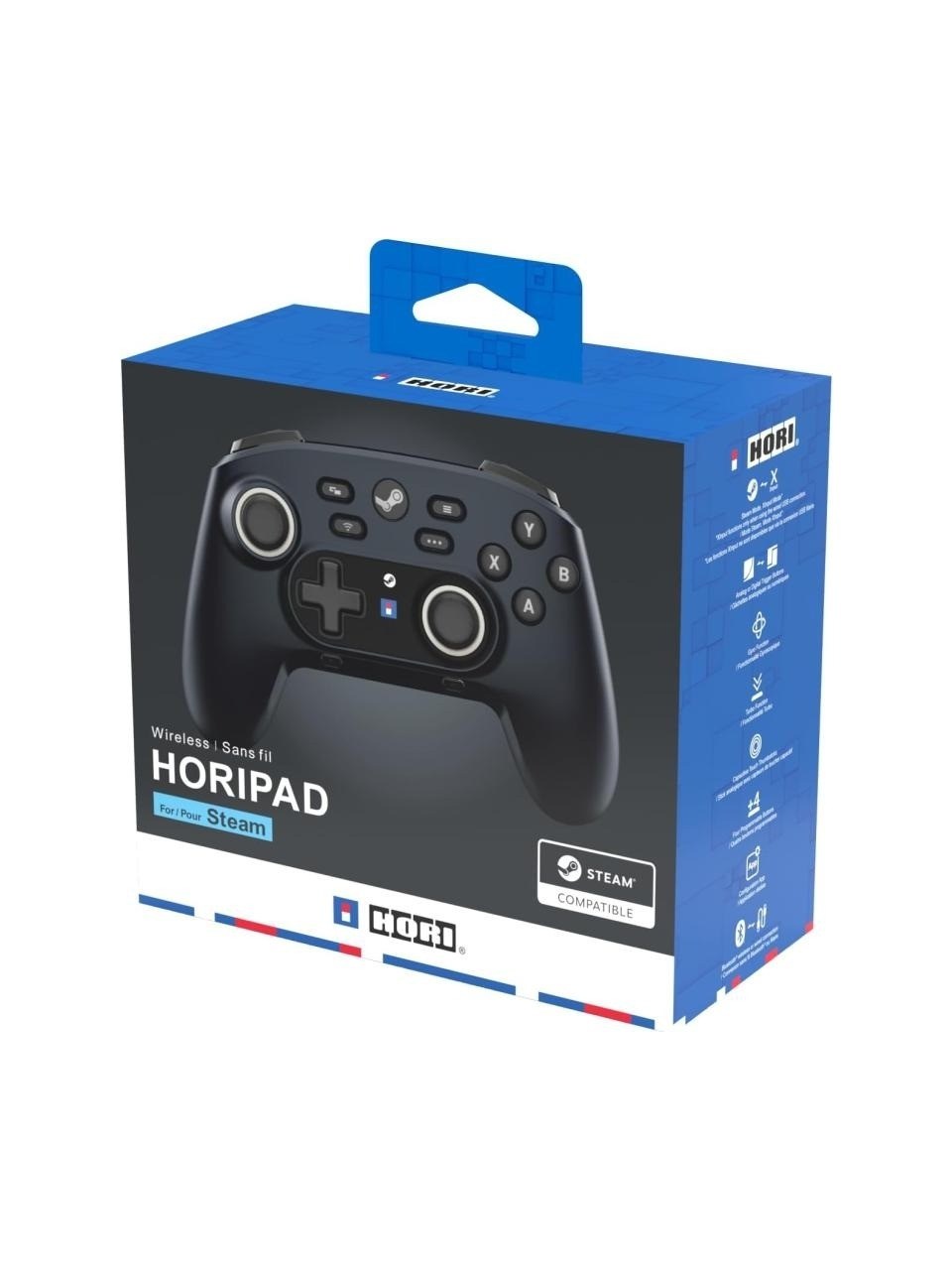 Hori Horipad Pc Kablosuz Steam Controller Lisanslı Kumanda Midnight Black