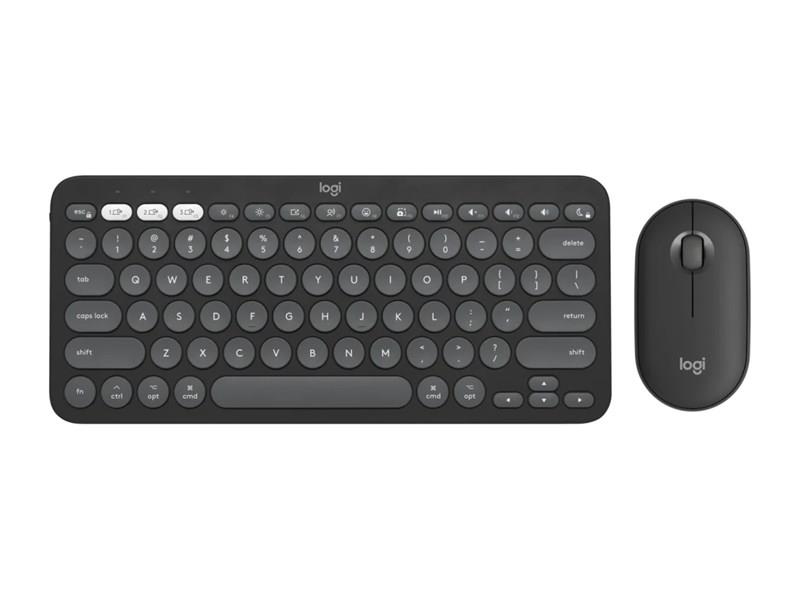 Logitech Pebble 2 Blutooth K&M Set Siyah