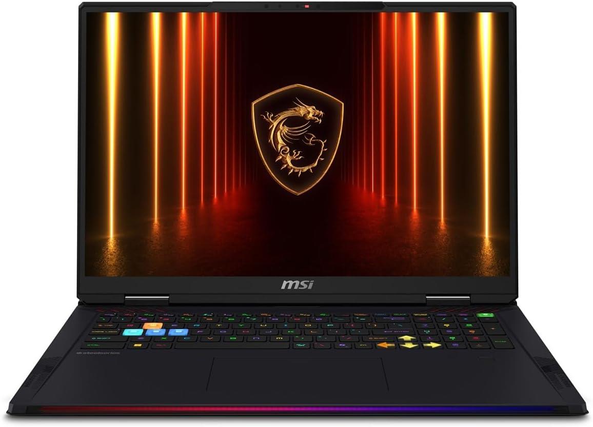 MSI Raider 18 HX AI A2XWJG-215TR ULTRA 9 285HX 64GB DDR5 Ram 4TB SSD RTX5090 24GB GDDR7 18'' UHD + Miniled 120Hz Windows 11 Home Taşınabilir Bilgisayar