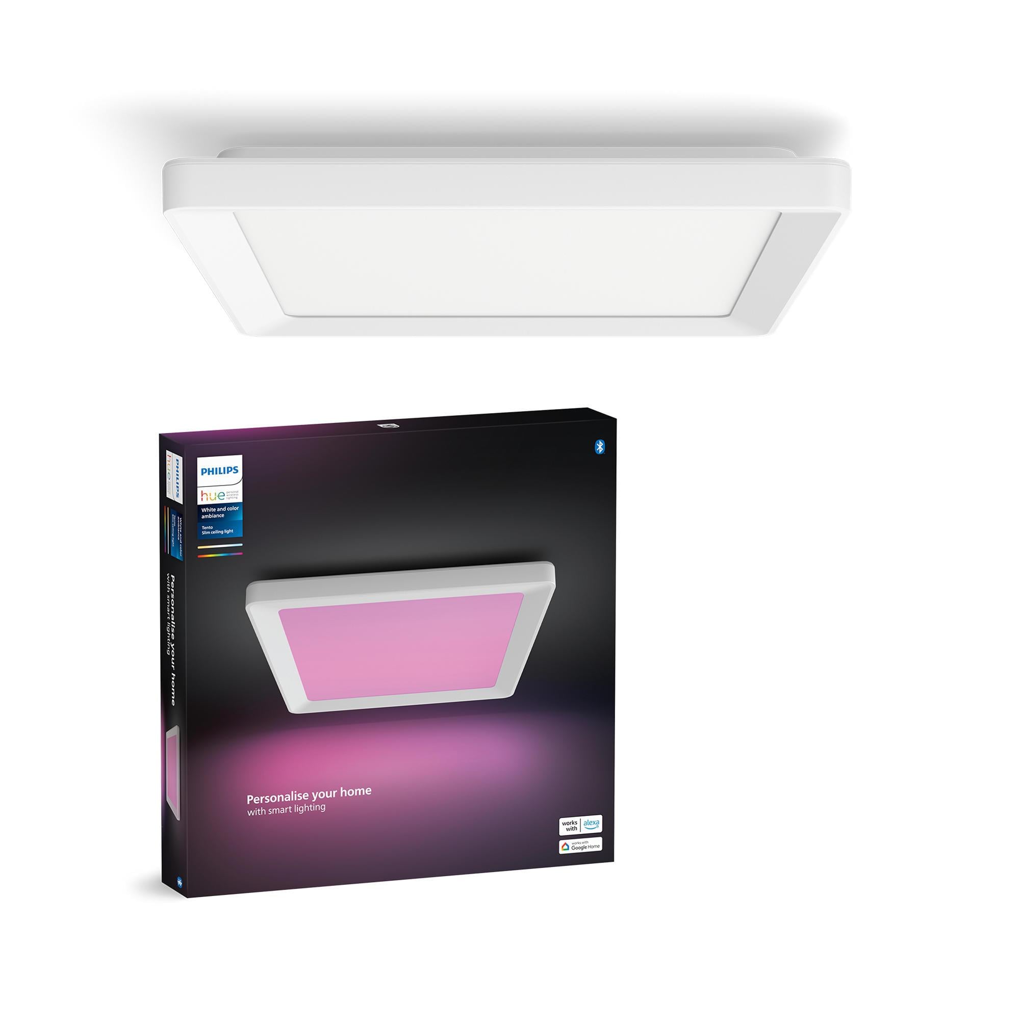 Philips Hue Tento WCA Beyaz Slim Kare Tavan Paneli 30x30cm