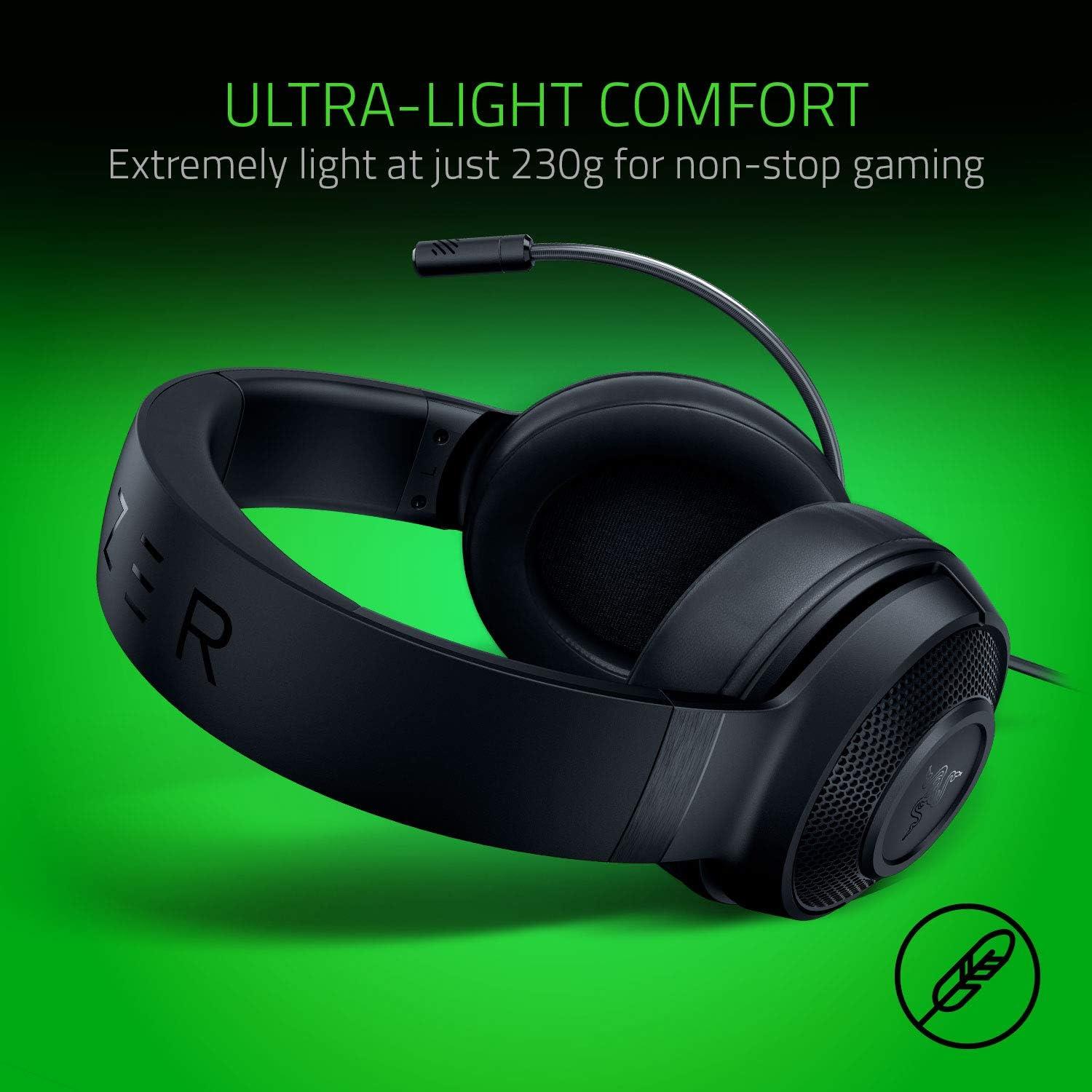 Razer Kraken X Lite Ultra Hafif 7.1 Surround Ses Kablolu Oyuncu Kulaklığı -  Nethouse