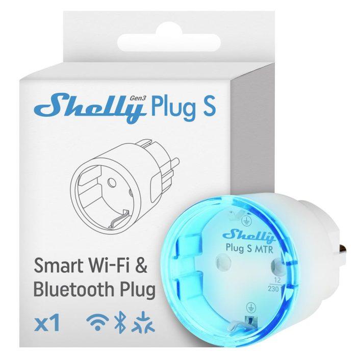 SHELLY530 Shelly Plug S Gen3 Matter Destekli Akıllı Priz