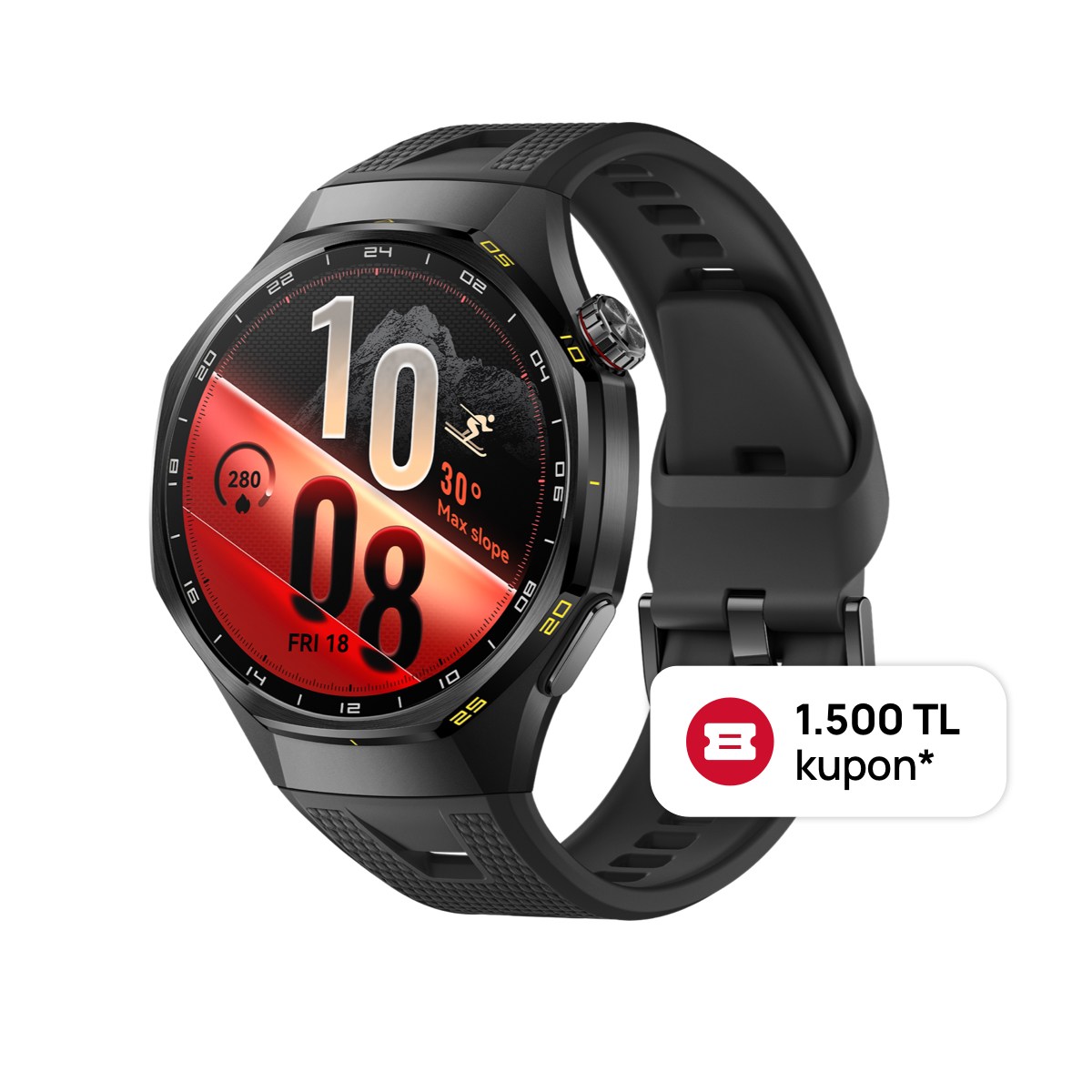 Huawei WATCH GT 7 Pro 46mm Akıllı Saat, Siyah