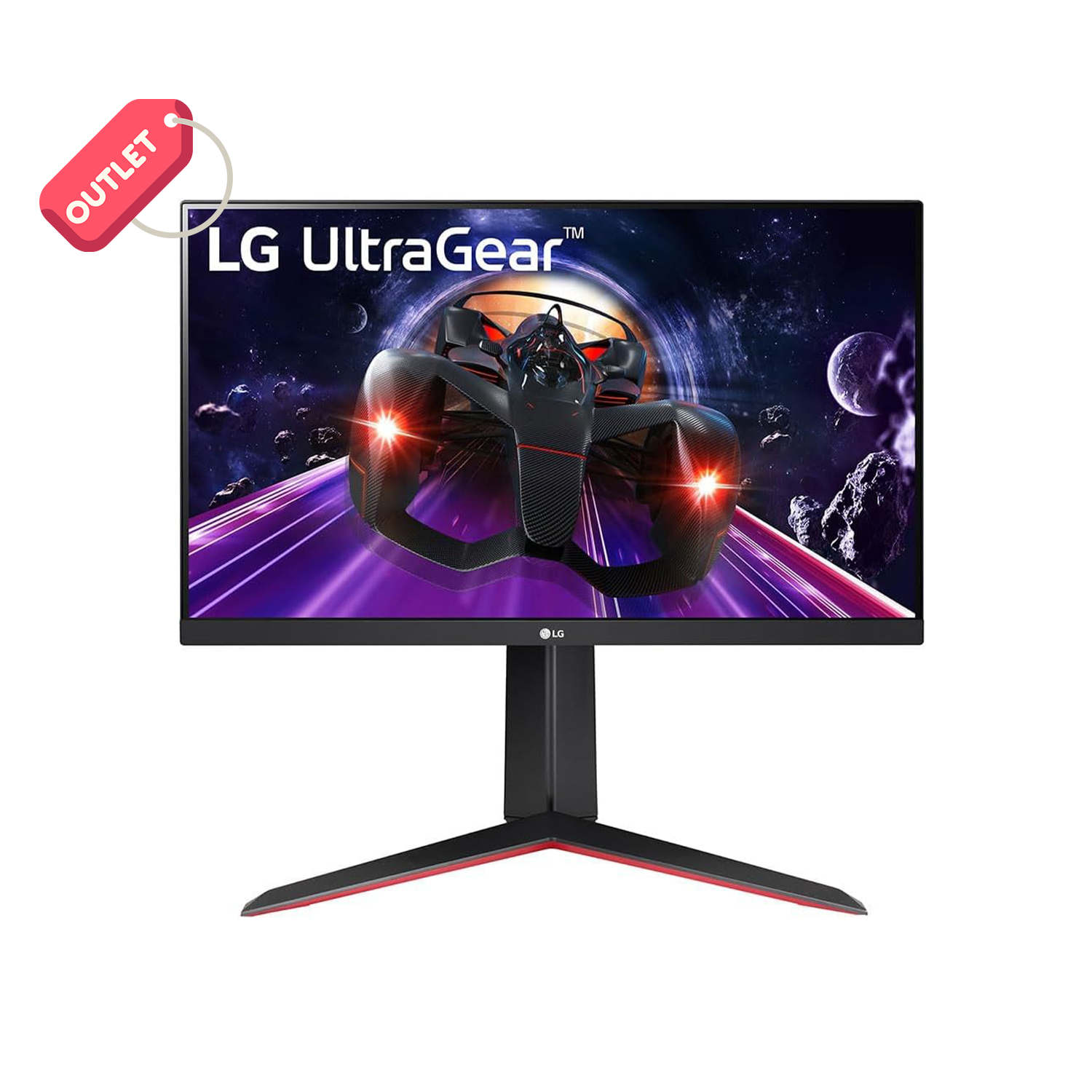 OUTLET LG UltraGear 24GN65R-B 23.8 1Ms 144Hz (HDMI+Display) FHD IPS Oyuncu Monitör