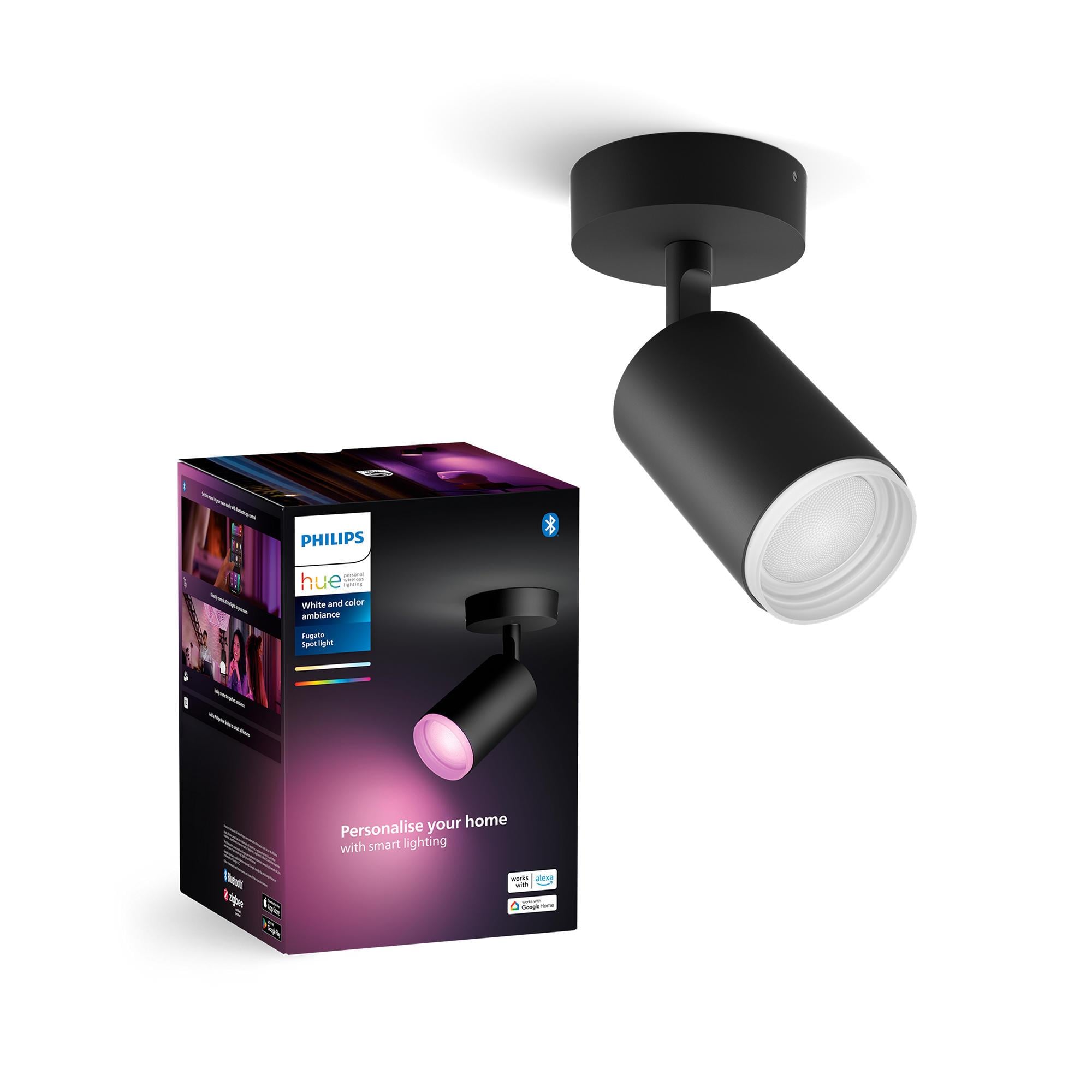 Philips Hue Fugato Akıllı Led Spot Lamba 1x4.2W (Siyah) v2