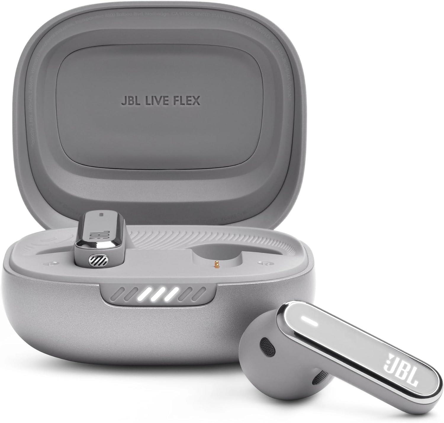 JBL Live Flex Kablosuz Kulakiçi Kulaklık - Gümüş