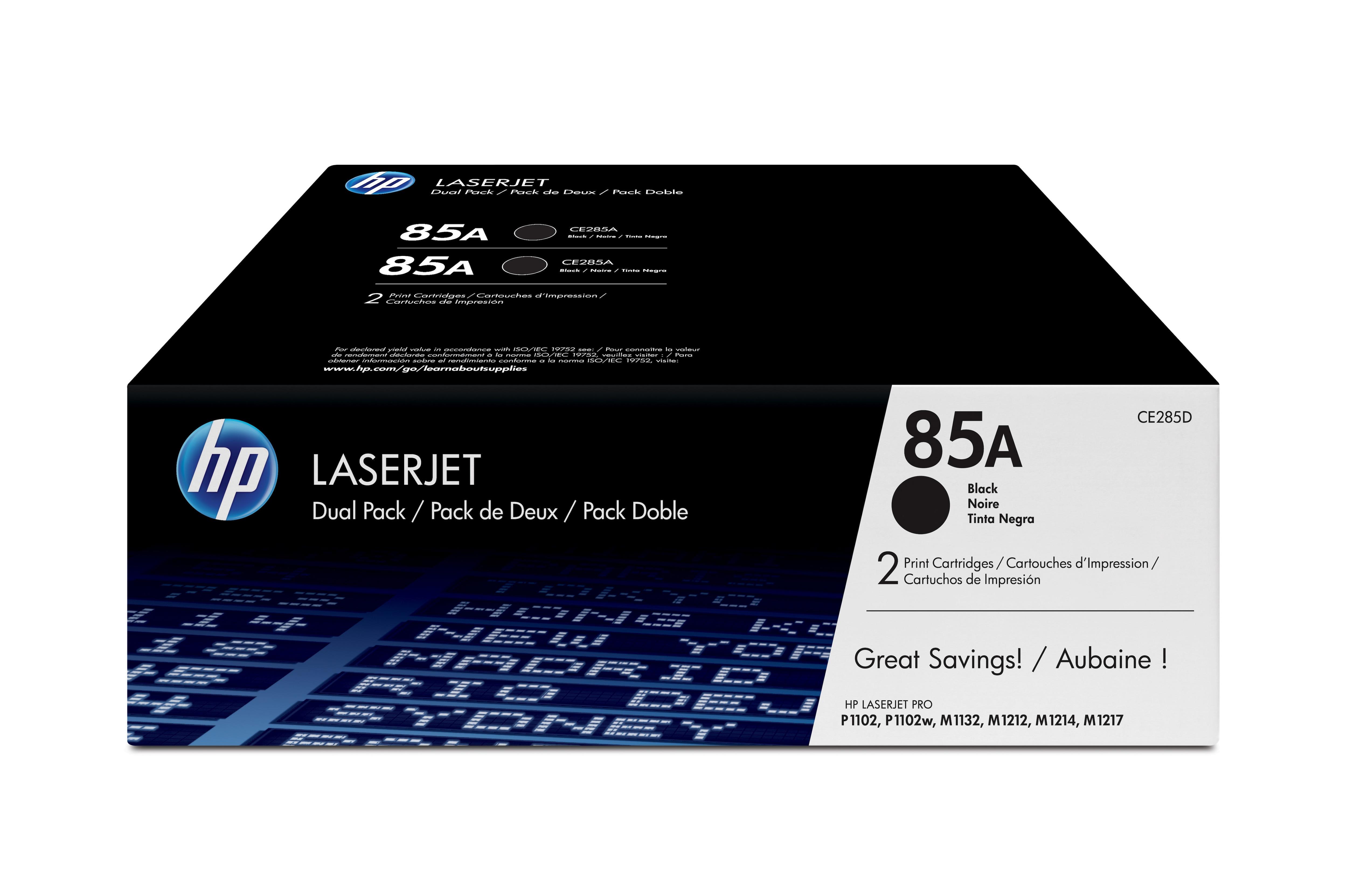 HP CE285AF (85A) SIYAH 2 LI PAKET TONER 1.600 SAYFA