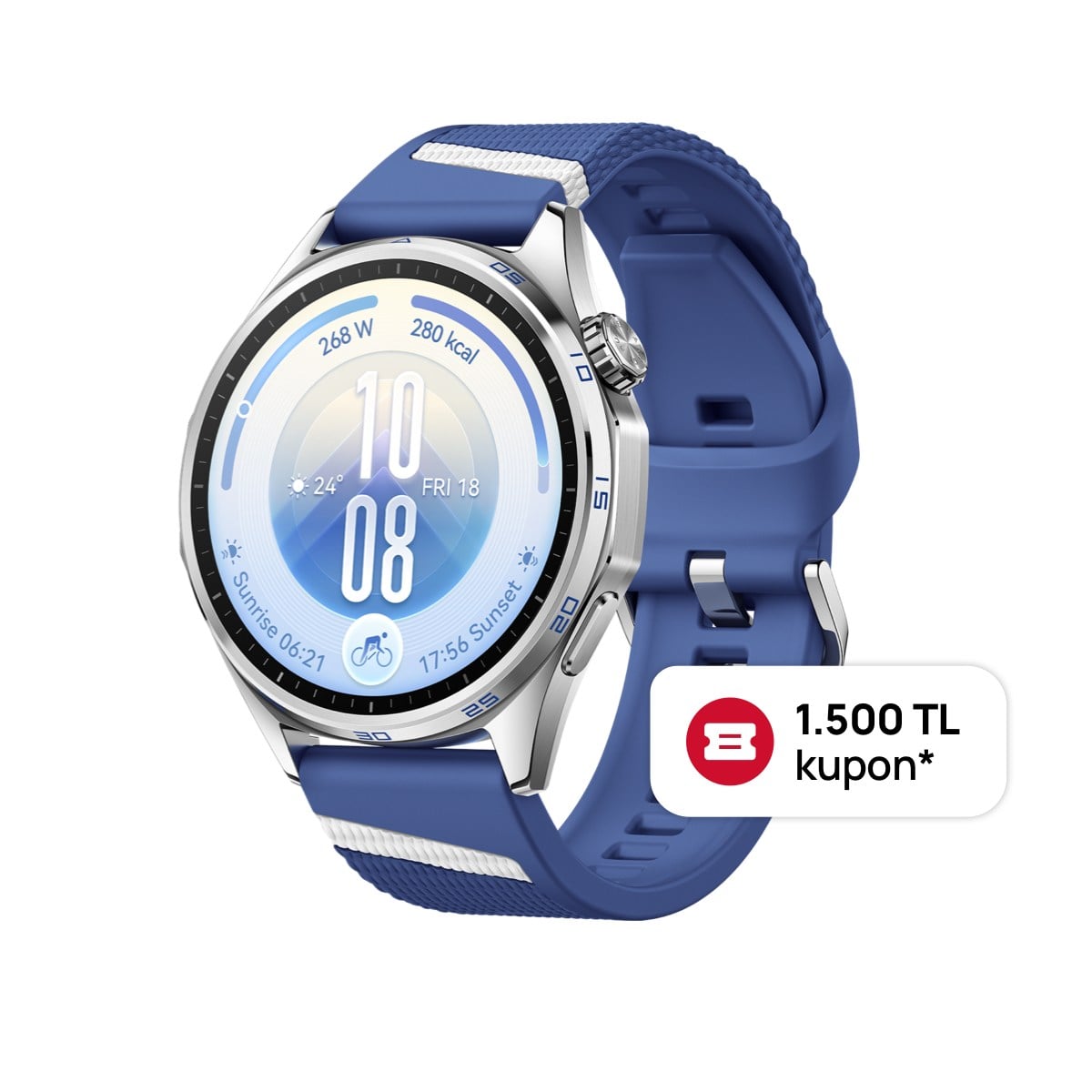 Huawei WATCH GT 7 46mm Akıllı Saat, Mavi