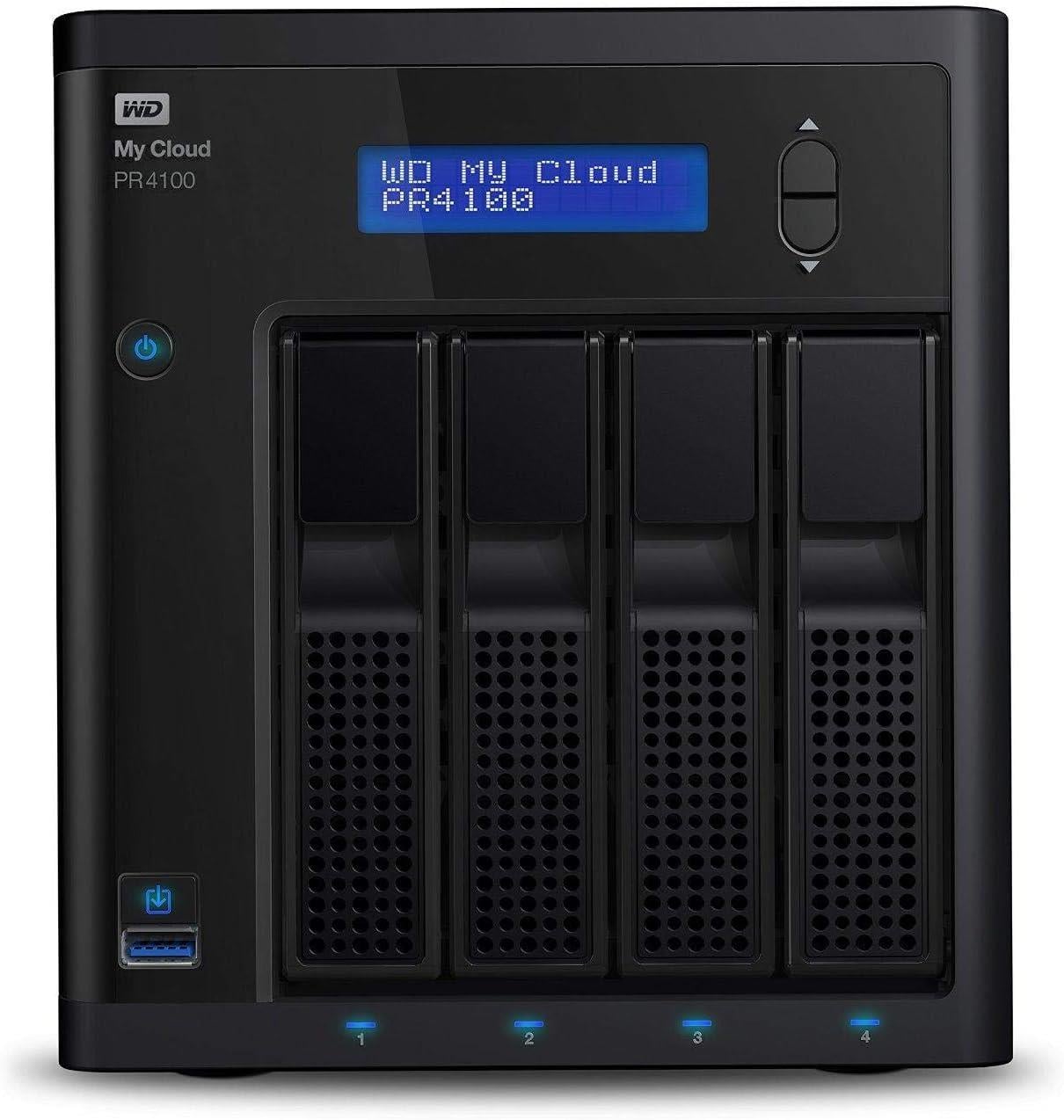 Wd My Cloud Pro Serisi PR4100 24TB Nas Depolama Ünitesi WDBNFA0240KBK-EESN 