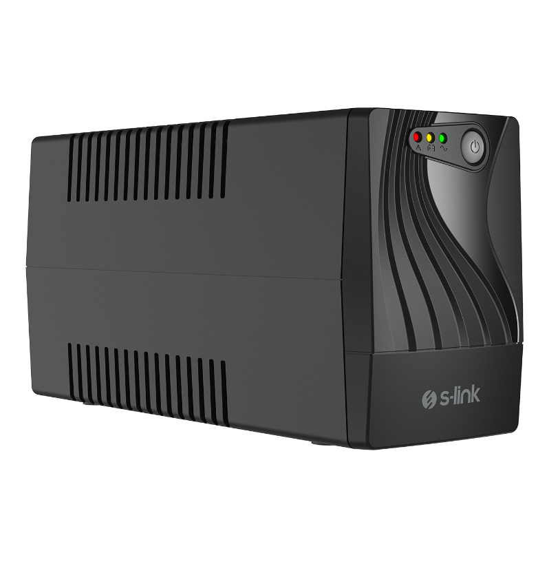 S-link MIGHT U80 800VA 12V9Ah*1 480W Siyah Line-Interactive Kesintisiz UPS Güç Kaynağı