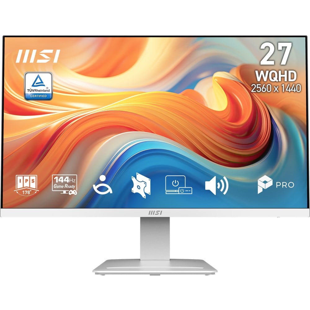 MSI 27 PRO MP273QW E14 2560x1440 (WQHD) 16:9 FLAT IPS 144HZ 1MS (MPRT) ADAPTIVE-SYNC BEYAZ MONITOR