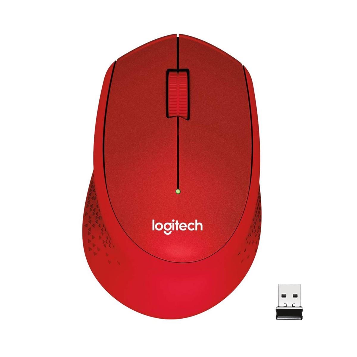 Logitech M330 Sessiz Mouse Usb Kırmızı 910-004911