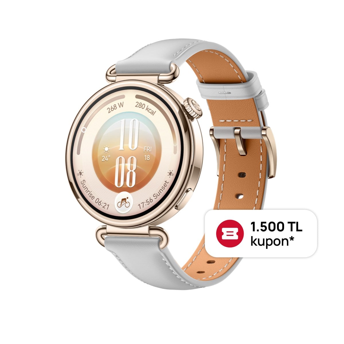 Huawei WATCH GT 7 41mm Akıllı Saat, Gri