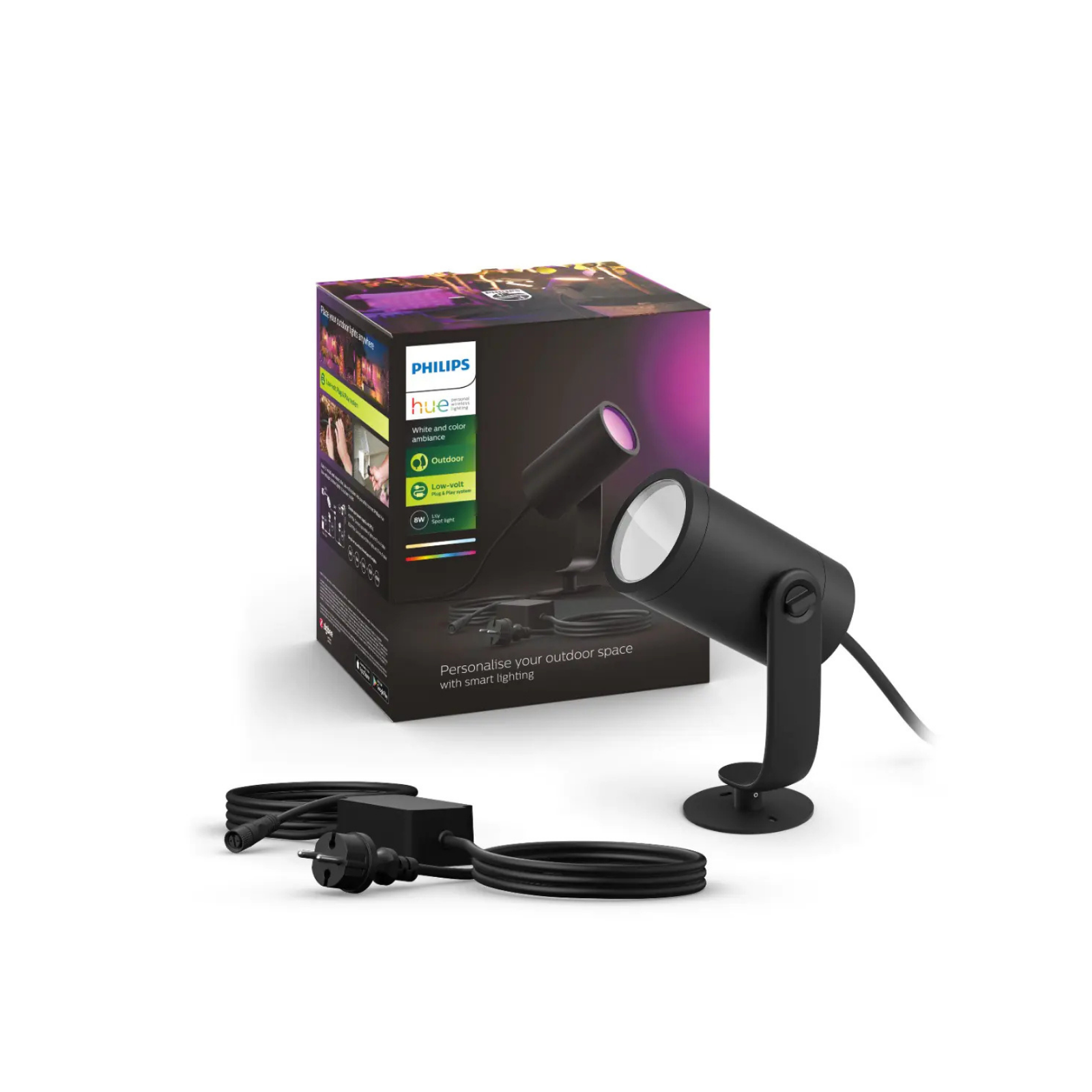 Philips Hue Lily White And Color Ambiance LED Bahçe Spotu