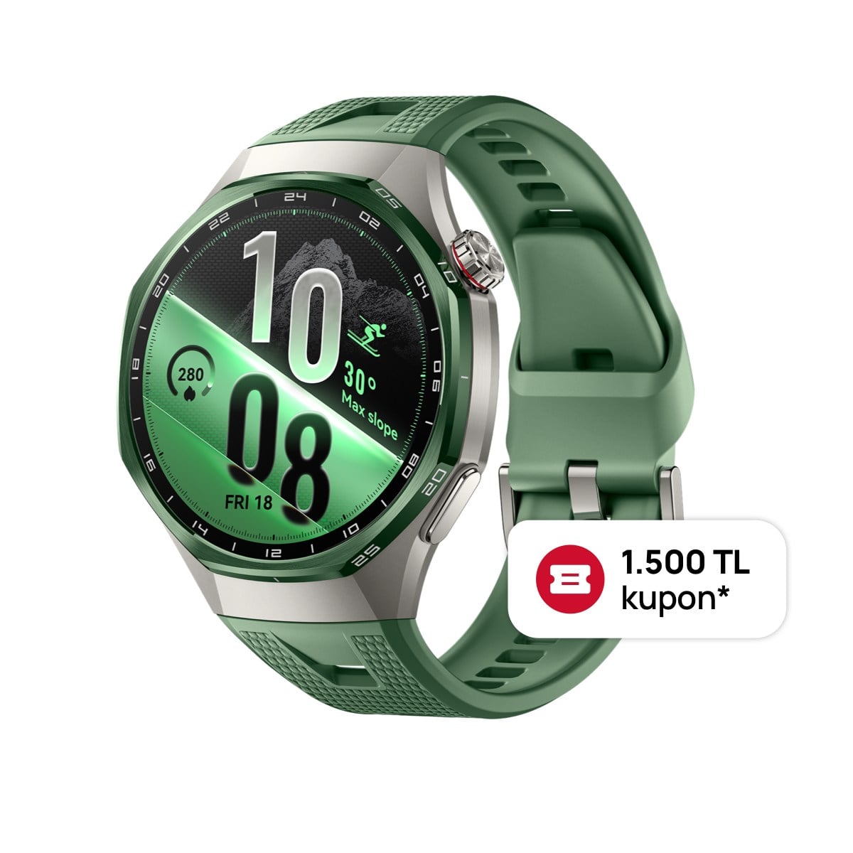 Huawei WATCH GT 7 Pro 46mm Akıllı Saat, Yeşil