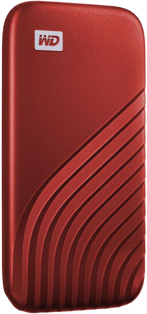 WD My Passport 2TB 1050MB/-1000MB/s USB 3.2 Gen 2 Taşınabilir SSD Kırmızı