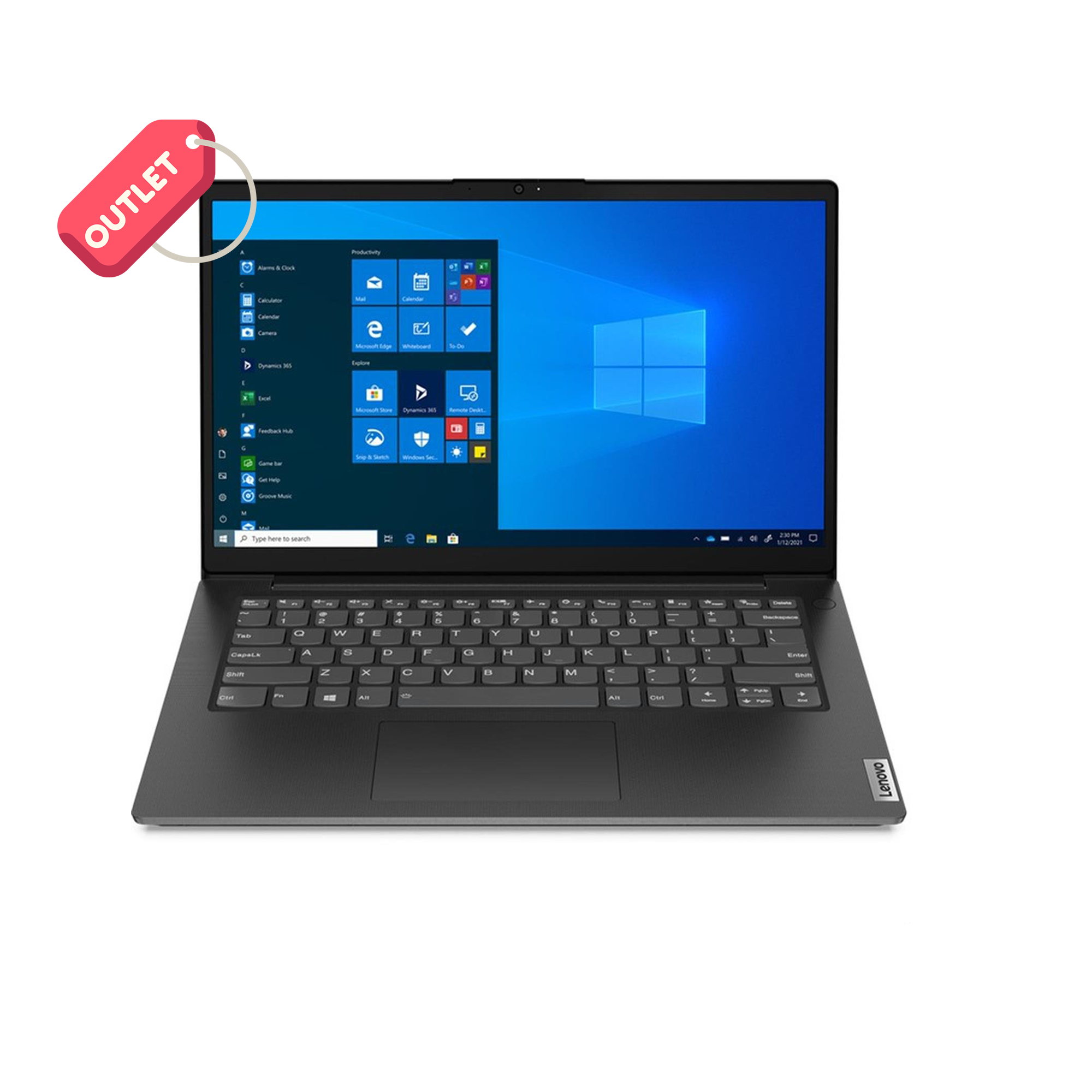 OUTLET Lenovo V14 Amd Ryzen 5 5500u 8gb 256gb Ssd Windows 10 Home 14'' Fhd Taşınabilir Bilgisayar 82kc0009tx