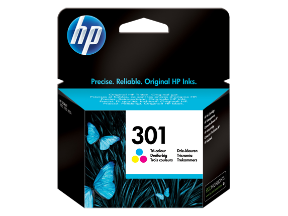 HP CH562EE (301) UC RENKLI MUREKKEP KARTUSU 165 SAYFA