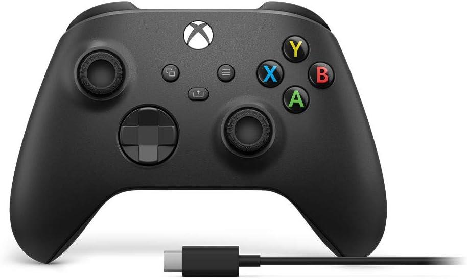 Microsoft XBOX Wireless Controller Siyah + Type-C Kablo - (1V8-00002)