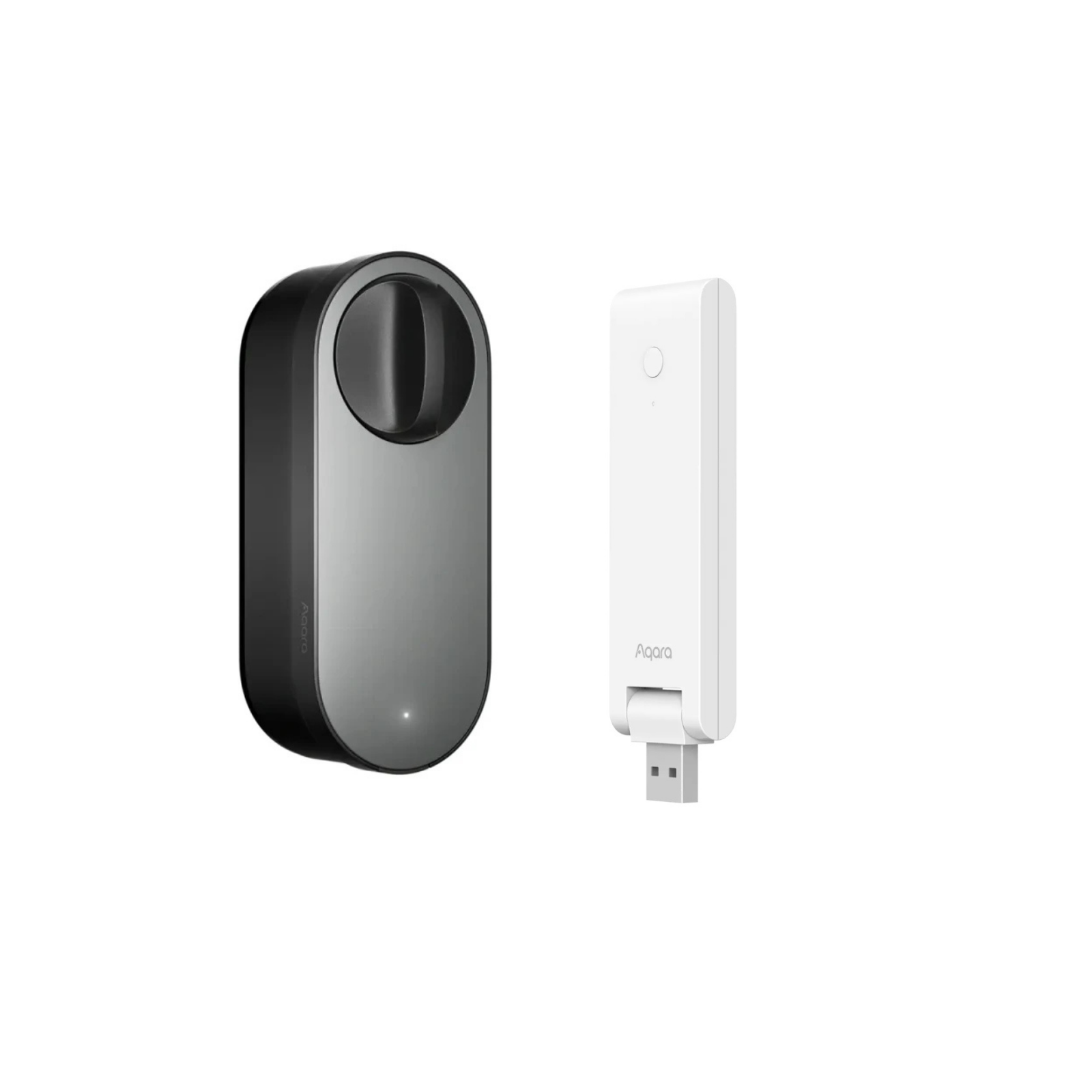 Aqara Akıllı Kapı Kilidi U200-Lite-Siyah ve M100 Hub (Apple Home Destekli)