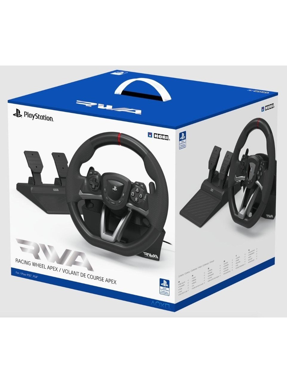 Hori RWA Ps5 Racing Wheel Apex Direksiyon Seti Sony Lisanslı Plastik Materyal 2 Parça Özellikli