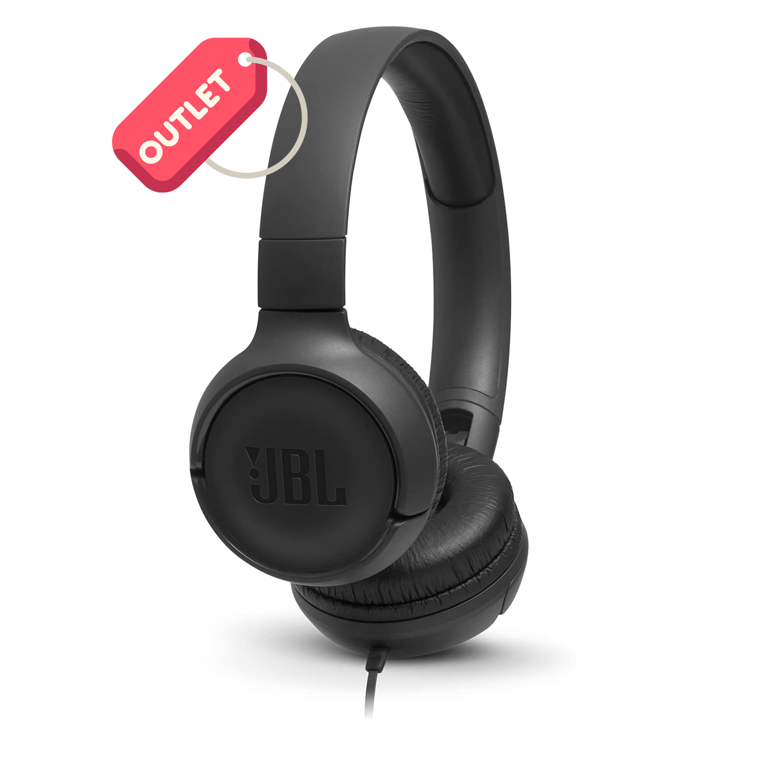 OUTLET JBL Tune 500 Kablolu Kulaklık, CT OE - Siyah