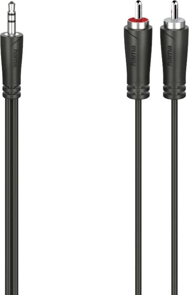 Hama 3.5mm - 2RCA, Stereo Siyah 1.5m