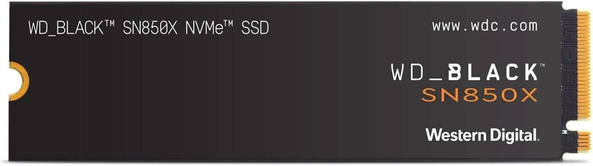 WD 1TB WD_BLACK SN850X Gaming Internal NVMe PCIe 4.0 SSD WDBB9G0010BNC-WRSN