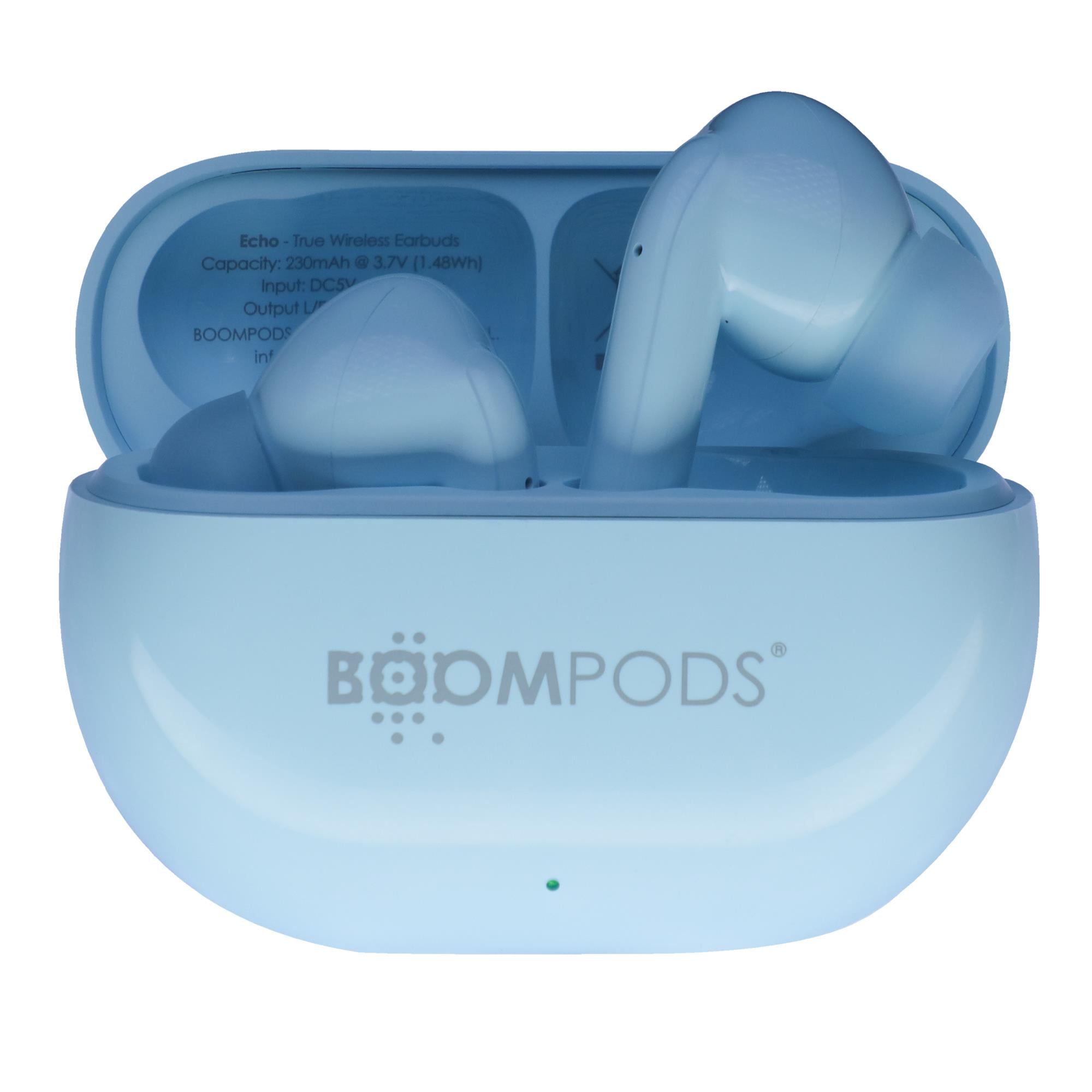 Boompods Echobuds, TWS Bluetooth Kulaklık, Mavi