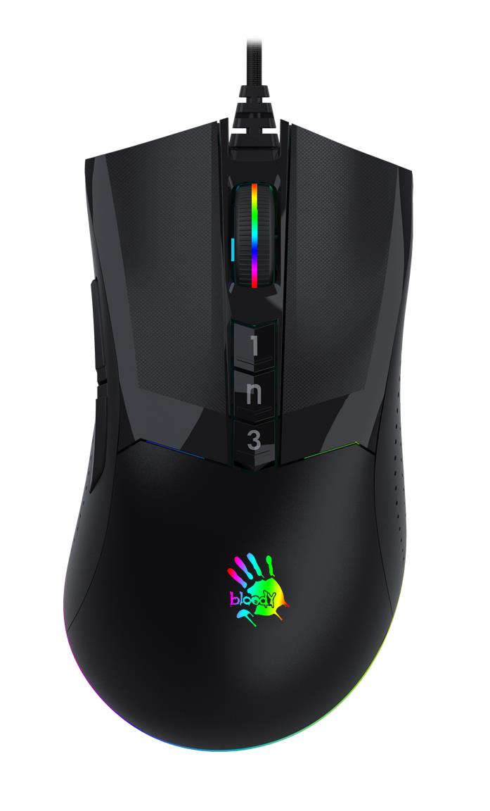 A4-Tech Bloody W90 Pro 16K CPI Optik RGB Siyah Gaming Mouse