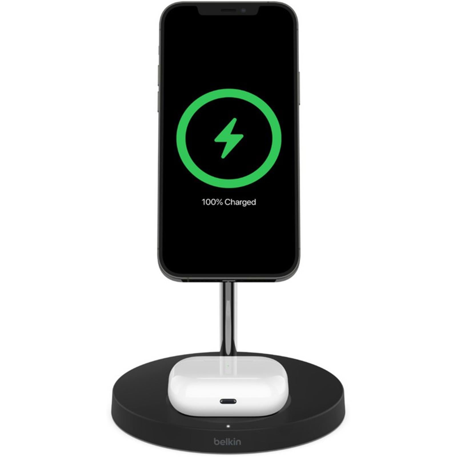 Belkin 2 In 1 Magsafe Özellikli Kablosuz Şarj Cihazı 15w - Siyah Wız010vfbk