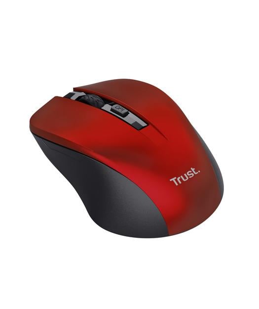 Trust 21871 Mydo Sessiz Mouse-Kırmızı