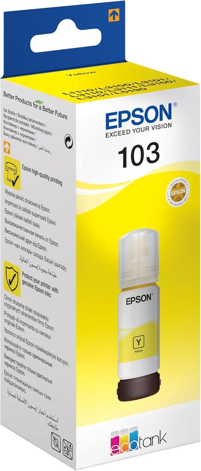 Epson 103 EcoTank Yellow Bottle (65ml) - C13T00S44A